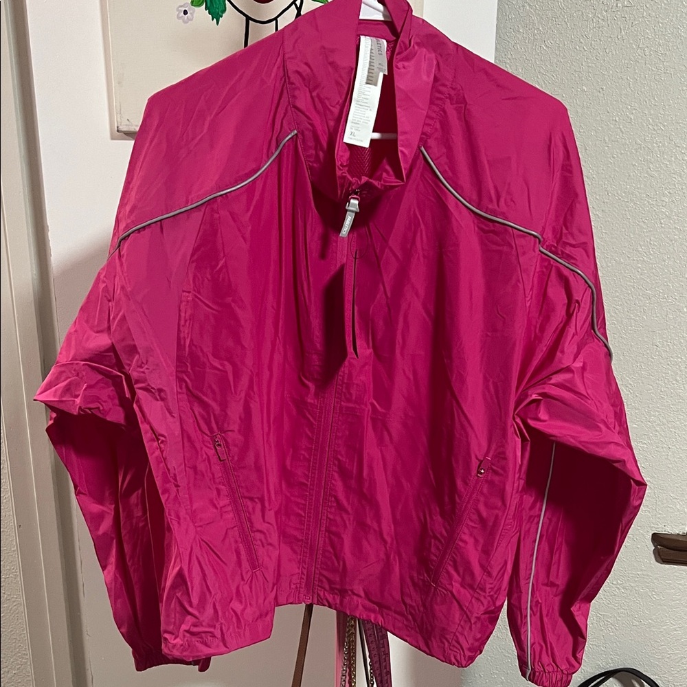 Fabletics Vibrant Pink Utility Jacket